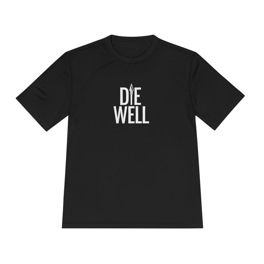 Die Well performance tee, black